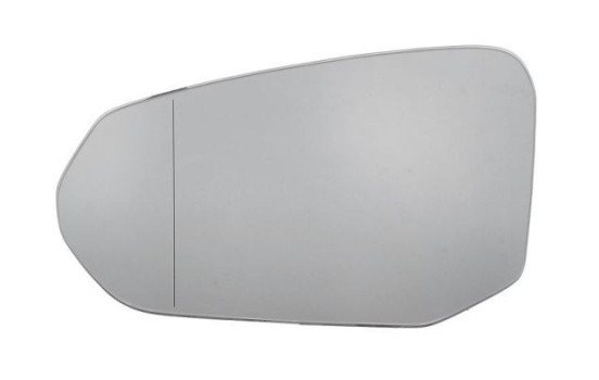 Mirror glass, exterior mirror
