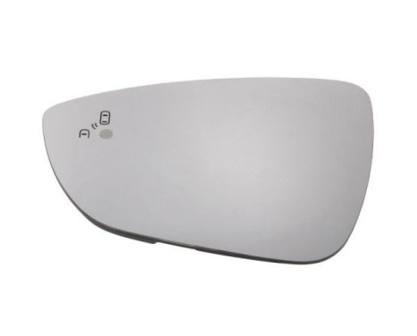 Mirror glass, exterior mirror