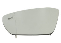 Mirror glass, exterior mirror