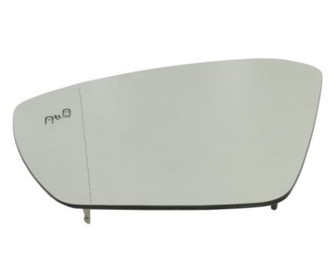 Mirror glass, exterior mirror