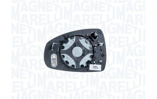 Mirror glass, exterior mirror