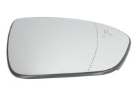 Mirror glass, exterior mirror