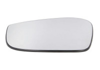 Mirror glass, exterior mirror