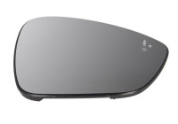 Mirror glass, exterior mirror