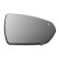Mirror glass, exterior mirror