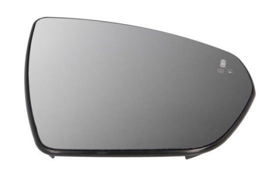 Mirror glass, exterior mirror