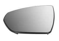 Mirror glass, exterior mirror