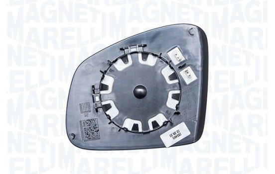 Mirror glass, exterior mirror