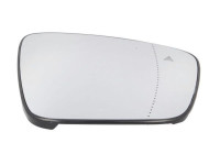 Mirror glass, exterior mirror