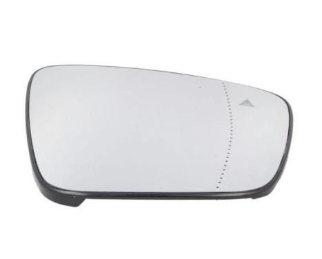 Mirror glass, exterior mirror