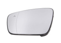 Mirror glass, exterior mirror