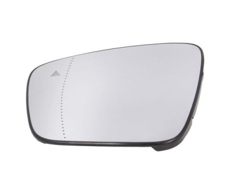 Mirror glass, exterior mirror