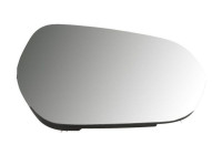 Mirror glass, exterior mirror