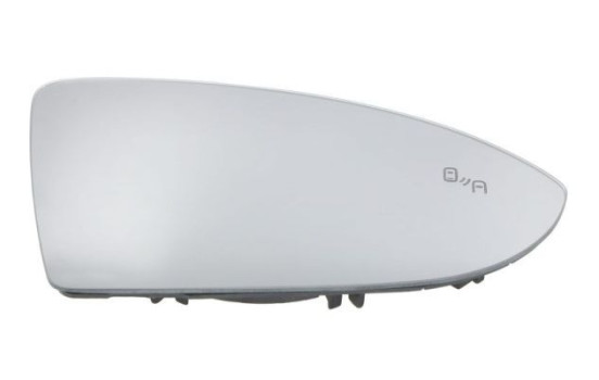 Mirror glass, exterior mirror