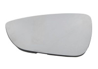 Mirror glass, exterior mirror