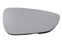 Mirror glass, exterior mirror