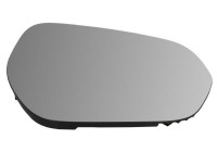 Mirror glass, exterior mirror