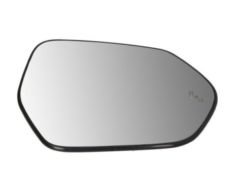 Mirror glass, exterior mirror