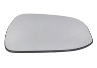 Mirror glass, exterior mirror