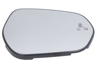 Mirror glass, exterior mirror