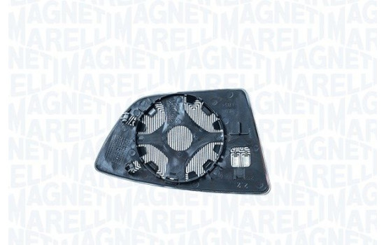 Mirror glass, exterior mirror