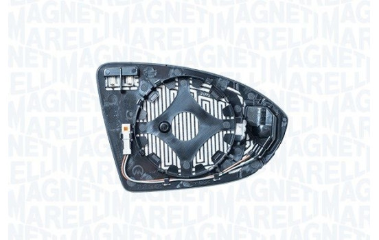 Mirror glass, exterior mirror