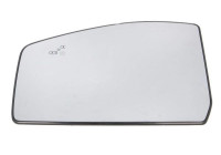 Mirror glass, exterior mirror