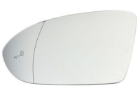 Mirror glass, exterior mirror