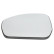 Mirror glass, exterior mirror