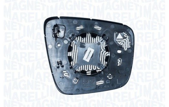 Mirror glass, exterior mirror