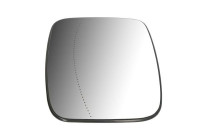 Mirror glass, exterior mirror