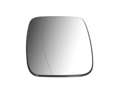 Mirror glass, exterior mirror
