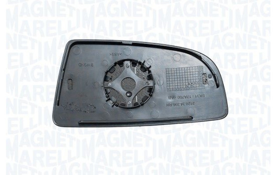 Mirror glass, exterior mirror