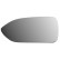 Mirror glass, exterior mirror