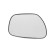 Mirror glass, exterior mirror