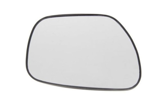 Mirror glass, exterior mirror