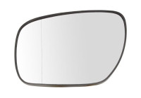 Mirror glass, exterior mirror