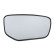 Mirror glass, exterior mirror