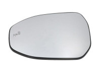 Mirror glass, exterior mirror