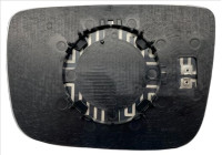 Mirror glass on the left 338-0058-1 TYC
