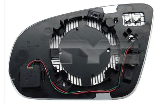 Mirror glass, outside mirror 321-0187-1 TYC