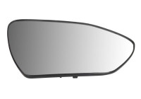 Mirror glass, outside mirror