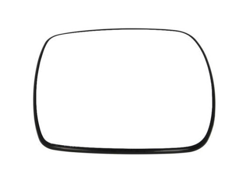 Mirror glass, outside mirror