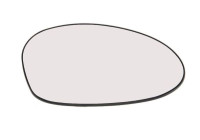 Mirror glass, outside mirror