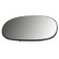 Mirror glass, outside mirror