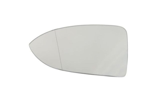 Mirror glass, outside mirror