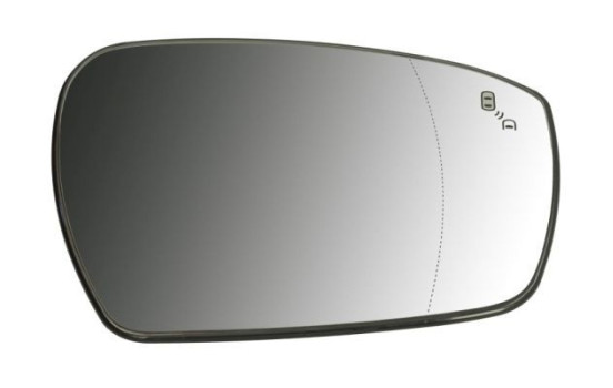 Mirror glass, outside mirror