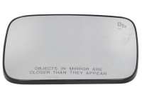 Mirror glass, outside mirror