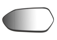 Mirror glass, outside mirror