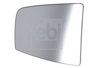 Mirror glass, outside mirror